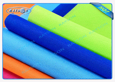 Couleurs matérielles de Spunbond 80gsm de textile tissé paquet vert/bleu pp non diverses