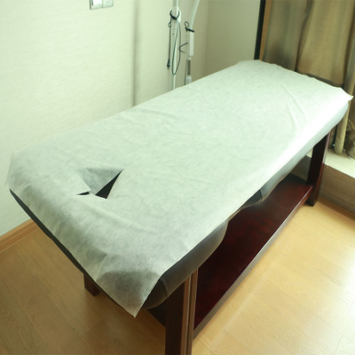 Le petit pain a emballé le couvre-lit non tissé de station thermale pour le Tableau d'examen de massage
