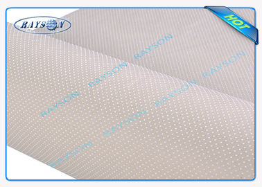 Tissu non tissé de glissement de meubles anti avec des points de PVC, textile à la maison