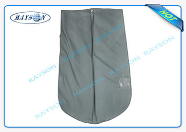 Grey Suit And Dress Covers, non sacs de textile tissé avec le film de PVC