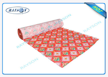 Textile tissé imprimé écologique non toxique de pp non pour la couverture de matelas/matériel de paquet