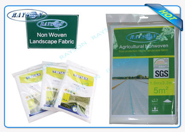 Anti UV d'horticulture de potager de mauvaise herbe de tissu écologique de barrière emballé dans la couverture non tissée d'agriculture
