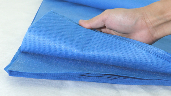 Tissu non-tissé recyclable de SMS pour Kit Bed Cover chirurgical