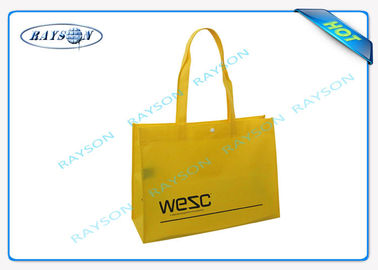 Les sacs non tissés adaptés aux besoins du client de polypropylène, non tissés portent le thermocollage de sac