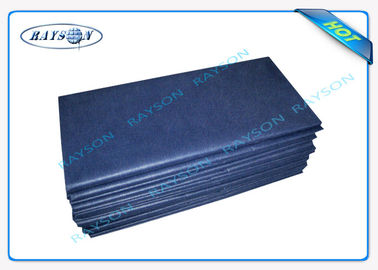 Drap jetable bleu d'hygiène de clinique/hôtel Carry Paper Bedsheet facile