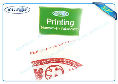Partie favorable à l'environnement imprimée Tablecloths45 jetable GR/50gr/70gr coupant le morceau