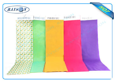 Couleur de gamme complète adaptée aux besoins du client imprimant le textile tissé de Patern pp non pour la nappe