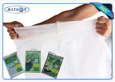 Emballage non tissé supplémentaire de tissu de paysage de bloc de mauvaise herbe de largeur avec le sac/couleur blanche/noire avec la protection UV