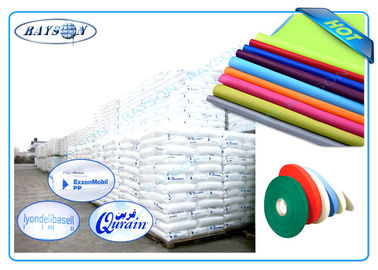 Textile tissé 100% du polypropylène pp Spunbond d'applications multiples non de couleurs de gamme complète