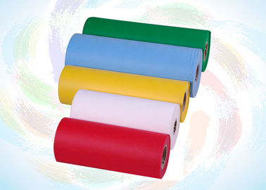 Réutilisation des matériaux de imperméabilisation de Rolls de textile tissé coloré de pp Spunbond non