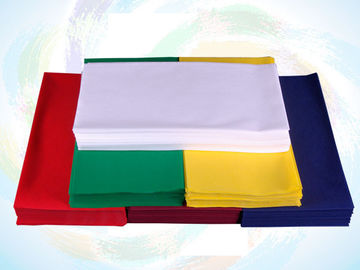 Matériel lumineux fait sur commande de textile tissé de la couleur pp Spunbond non pour des sacs à provisions