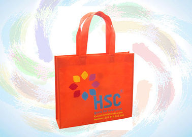 Les sacs recyclables de textile tissé de supermarché non ont adapté des sacs à provisions aux besoins du client avec la poignée