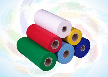 D'anti bactéries de polypropylène textile tissé blanc rouge non