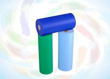 Drap jetable bleu d'hygiène de clinique/hôtel Carry Paper Bedsheet facile