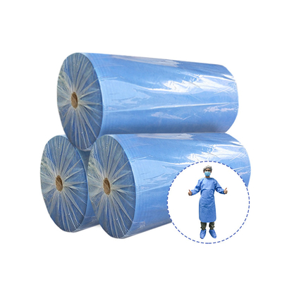 Jetable qui respecte l'environnement de tissu de 100% pp de Sms de textile tissé médical non